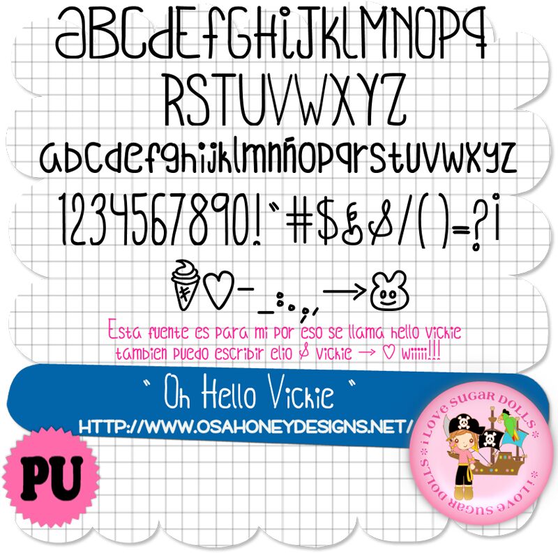 Oh_Hello_Vickie フォント