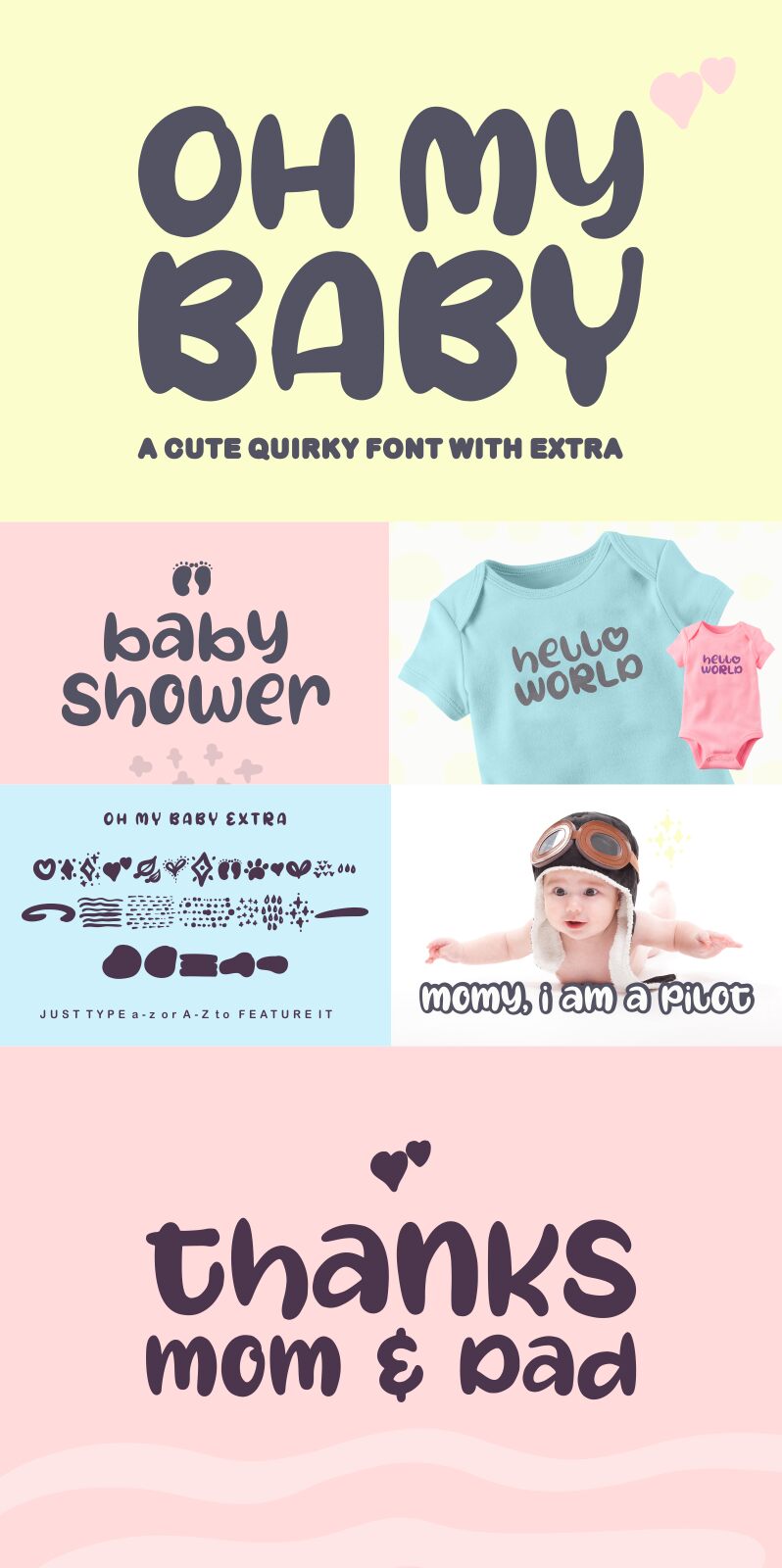 Oh My Baby Шрифт