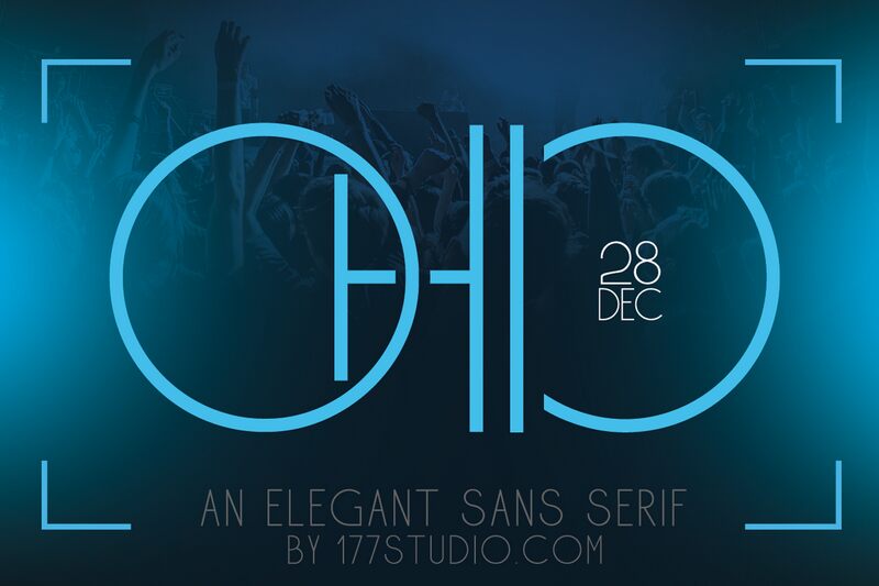 Ohio Font Schriftart