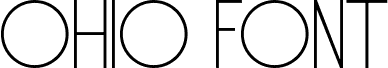 Ohio Font Regular