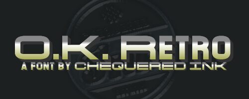 O.K. Retro Czcionka