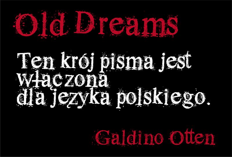 Old Dreams Schriftart