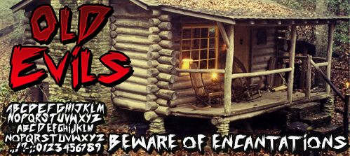 old evils Schriftart