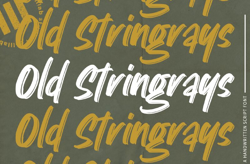Old Stringrays Schriftart