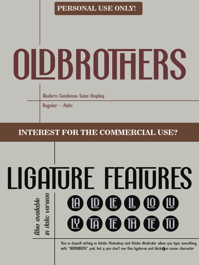 Oldbrothers Carattere