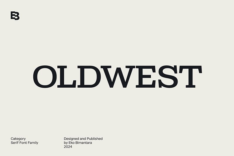 OLDWEST Schriftart