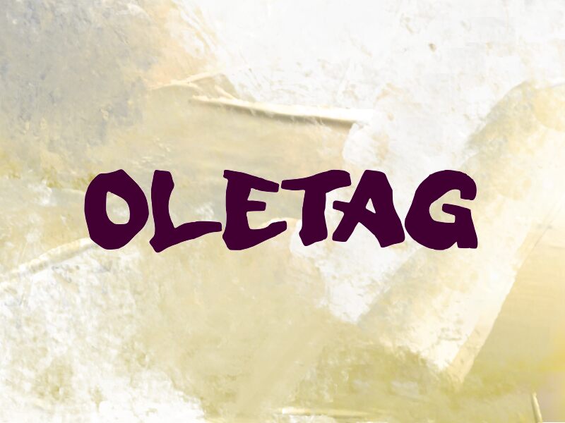 OLETAG font presentation and specimen