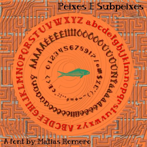 Olho De Peixe Schriftart
