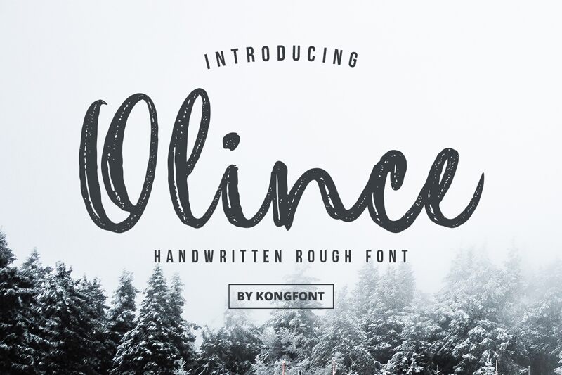 Olince Schriftart