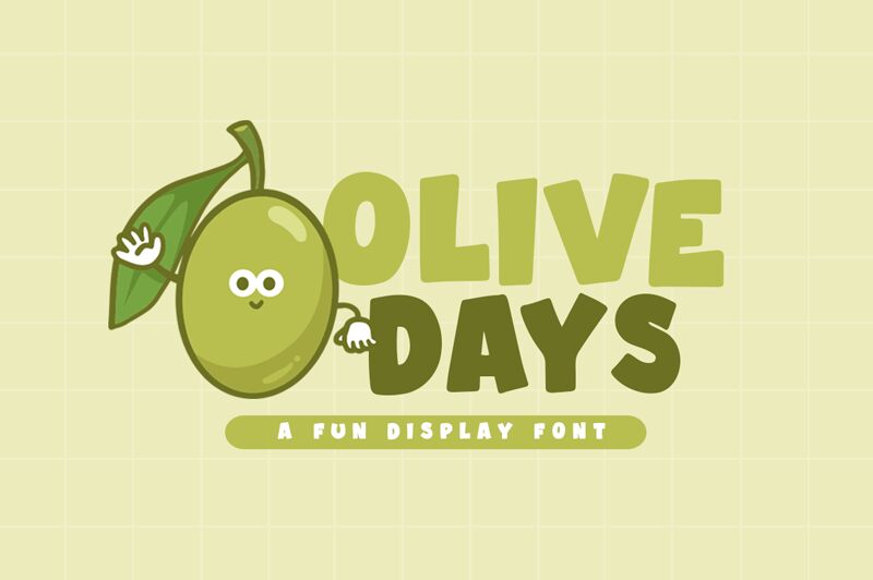 Olive Days Czcionka