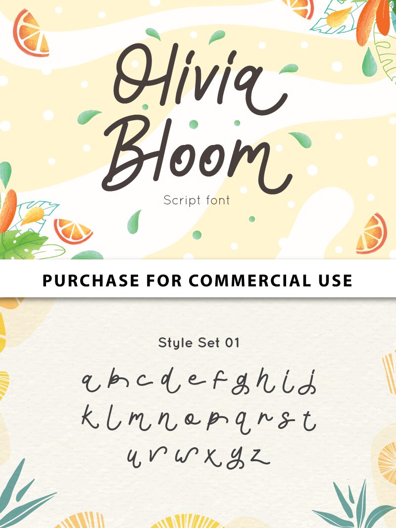Olivia Bloom Czcionka