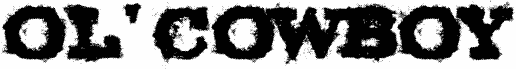 Ol' Cowboy ExtraBold DEMO