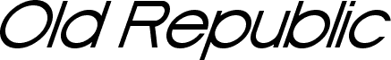 Old Republic Italic