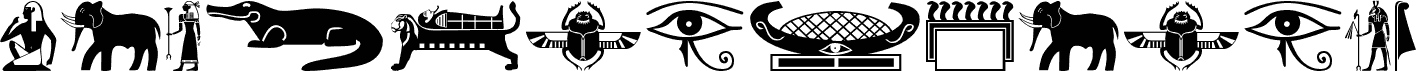 OldEgyptGlyphs