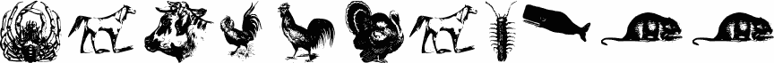 Vorschau der Schriftart OldstyleZoo