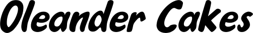 Oleander Cakes Italic