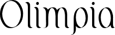 Preview of the Olimpia font