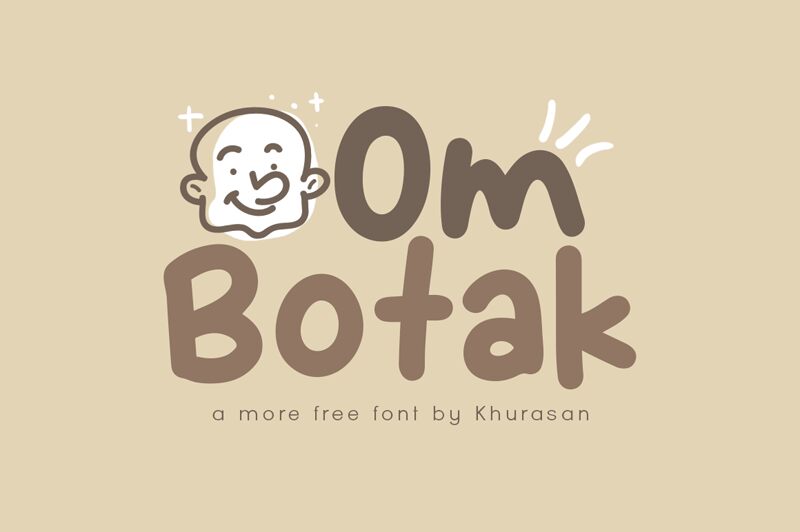 Om Botak Font
