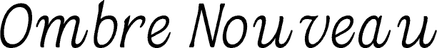 Ombre Nouveau DEMO ExtLt Ita