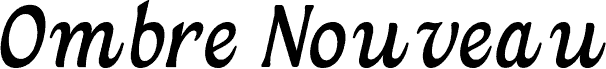 Ombre Nouveau DEMO Italic
