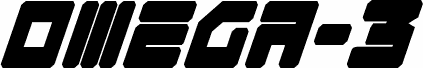 Omega-3 Condensed Italic