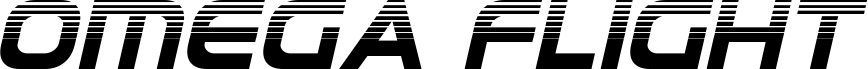 Omega Flight Halftone Italic