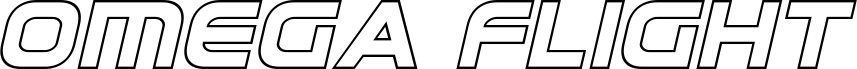 Omega Flight Outline Italic