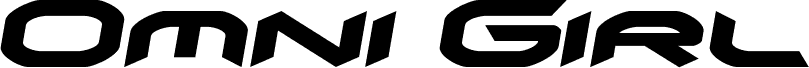 Anteprima del carattere Omni Girl Semi-Italic