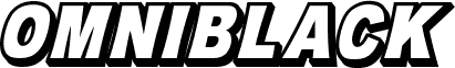 OMNIBLACK Outline Italic