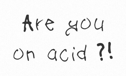 on acid font | Fonts2u.com