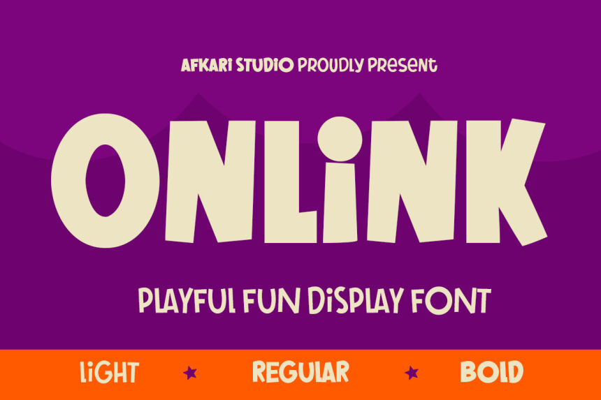 Onlink Light — Presentazione del carattere