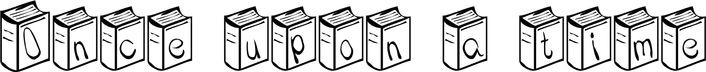 Once upon a time font