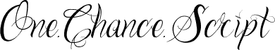 One Chance Script Regular