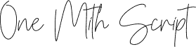 One Mith Script
