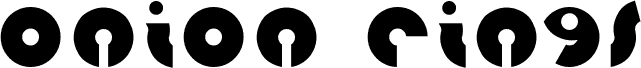 Preview of the onion rings-Light font