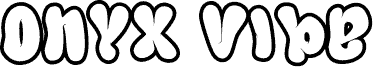 Onyx Vibe Outline Outline carattere