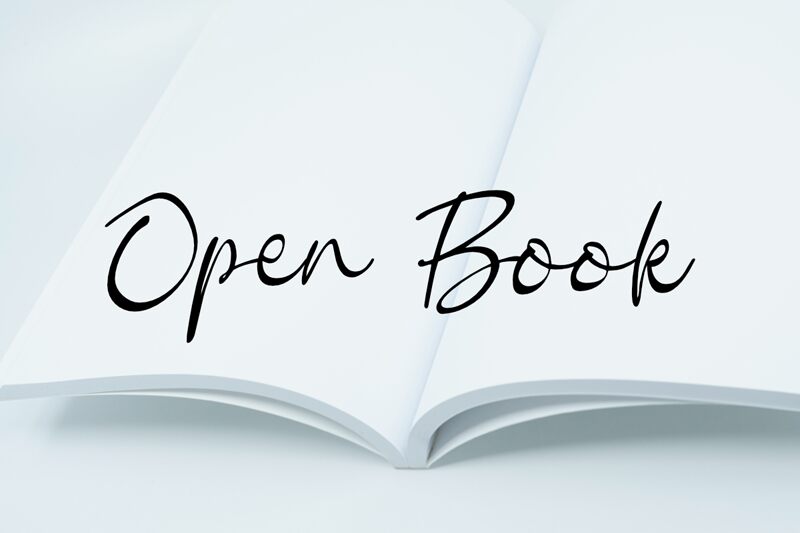 Open Book Schriftart