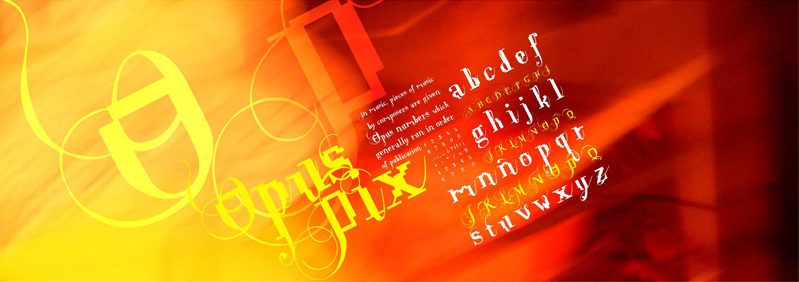 Opus Pix Czcionka