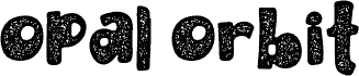 Opal Orbit Texture шрифт