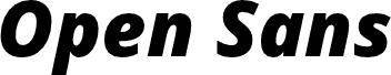 Open Sans Light font