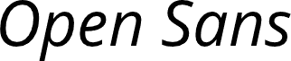 Open Sans Extrabold font