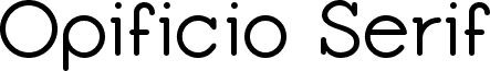 Opificio Serif Rounded