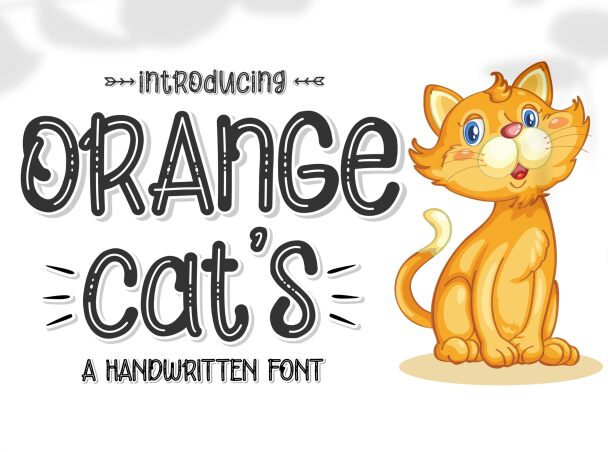ORANGE CATS Font