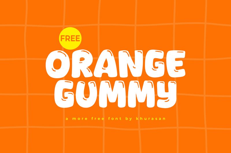 Orange Gummy Czcionka