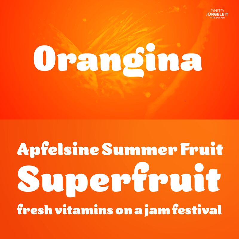 Orangina Schriftart