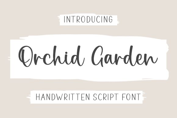 Orchid Garden Carattere