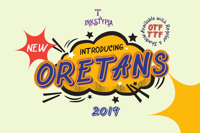 Oretans Schriftart