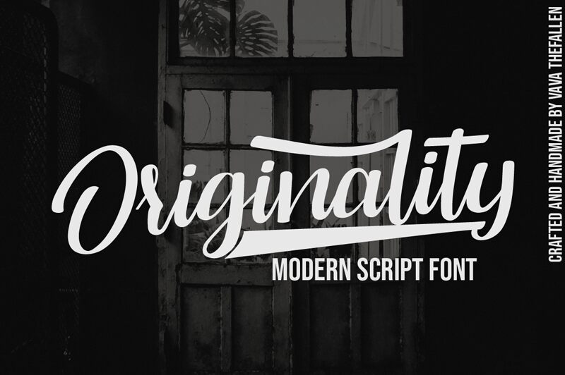 Originality Script Czcionka
