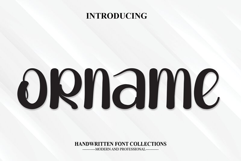Orname Schriftart