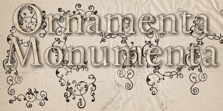 Ornamenta Monumenta Carattere